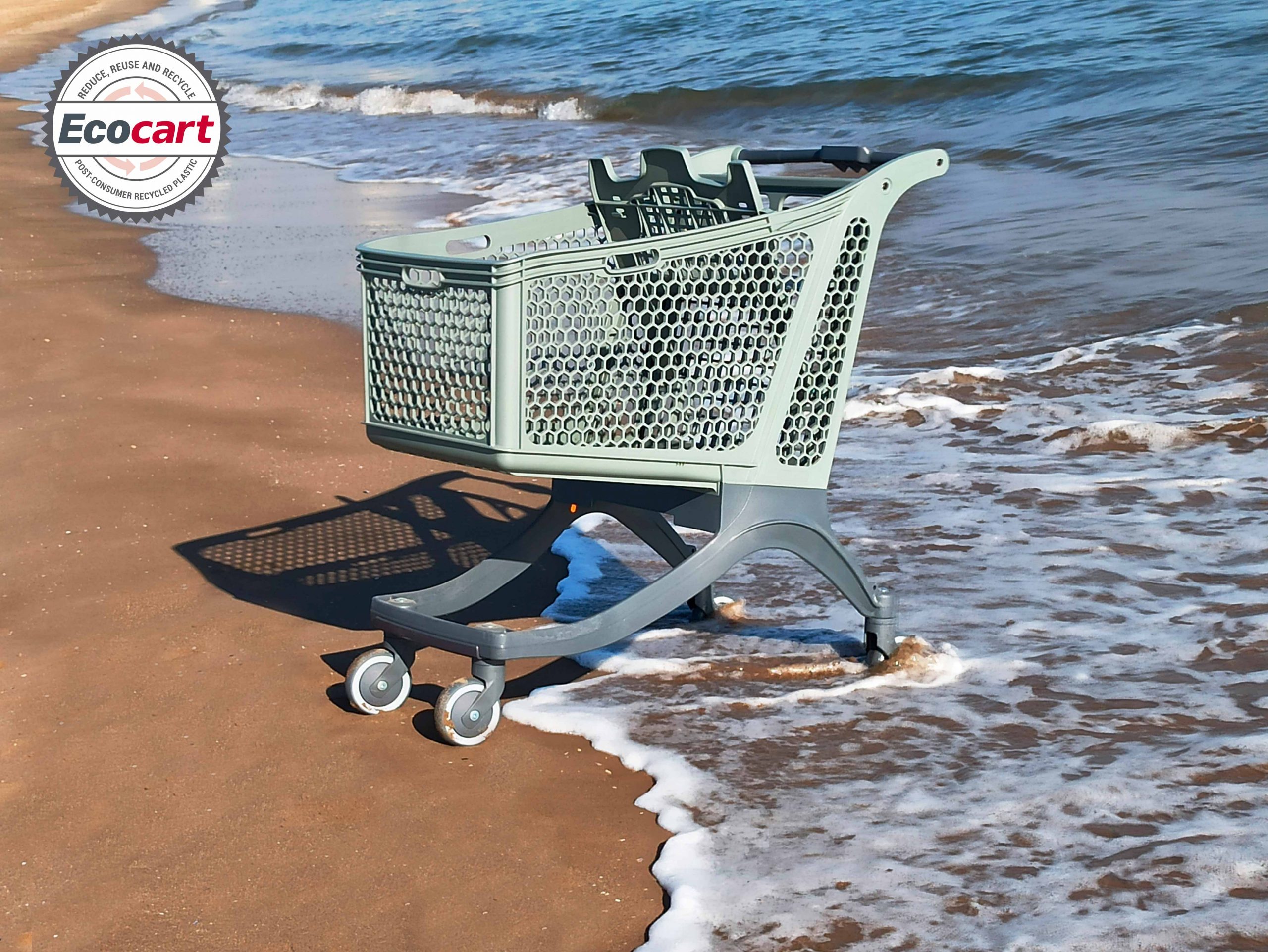 El reciclaje a partir del plástico Lease Project Carro de supermercado